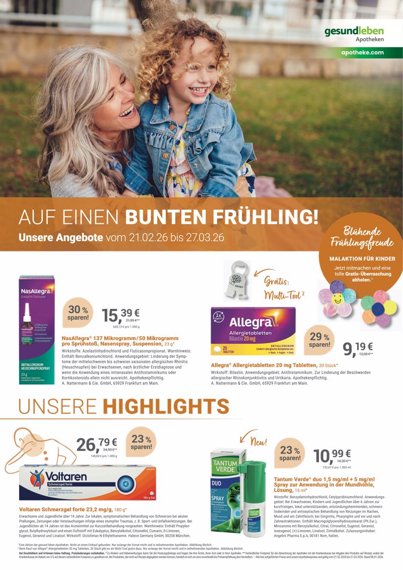 Monatsangebote Aktuelle Monatsangebote im Flyer