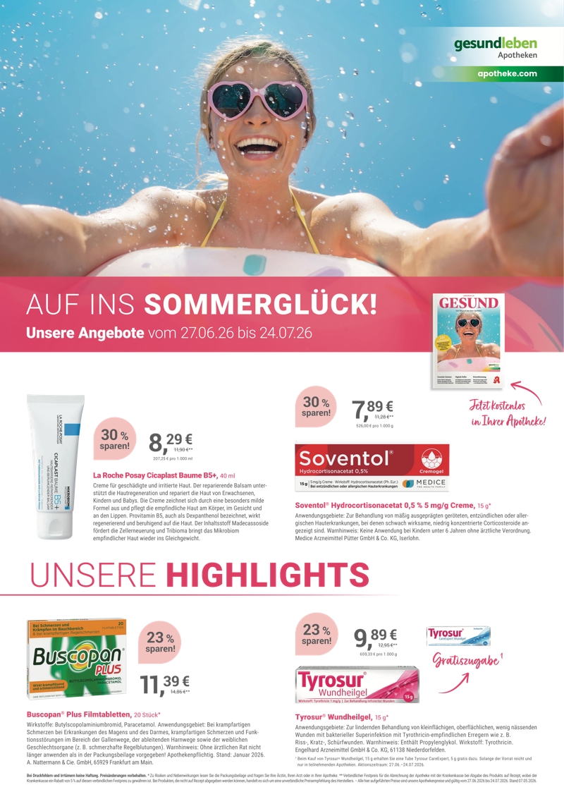 Monatsangebote Aktuelle Monatsangebote im Flyer