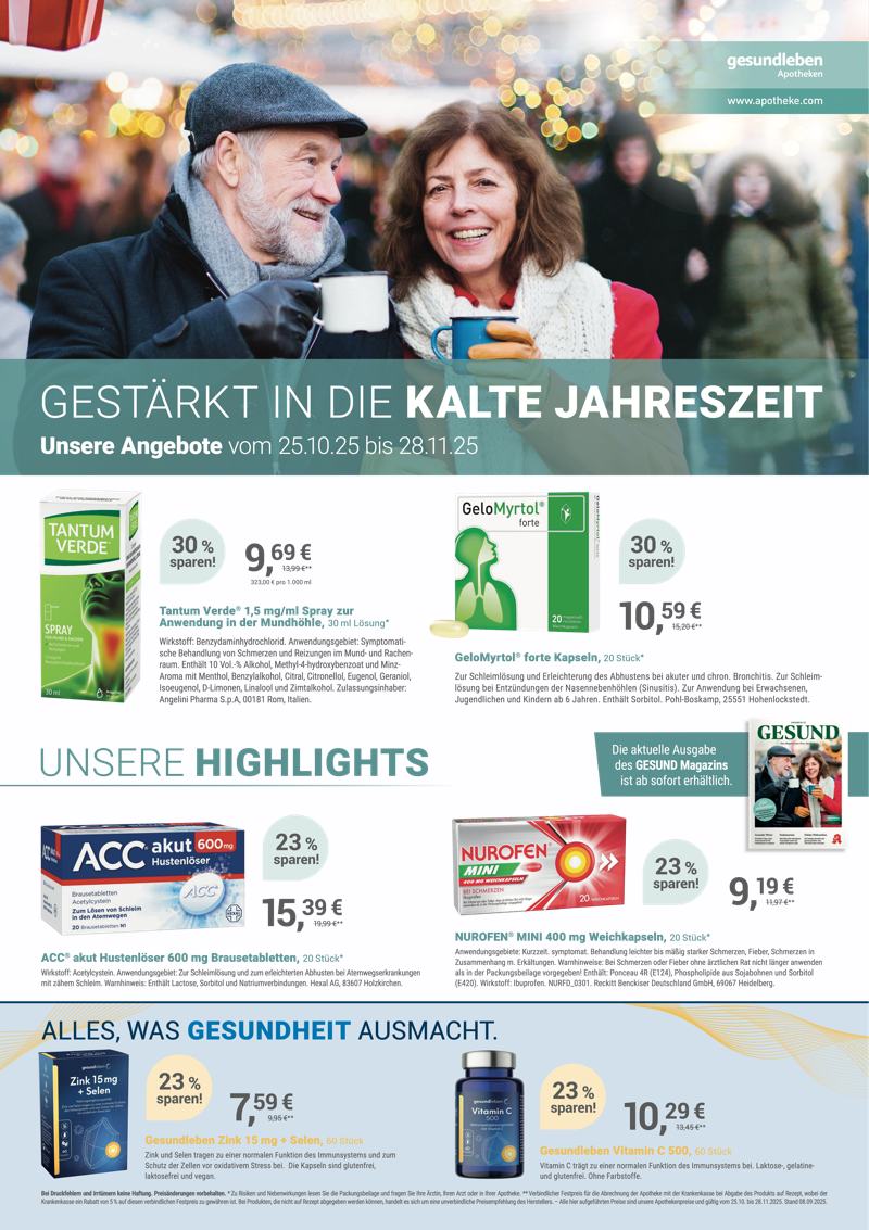 Monatsangebote Aktuelle Monatsangebote im Flyer