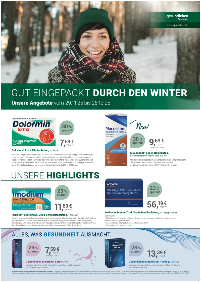 Monatsangebote Aktuelle Monatsangebote im Flyer